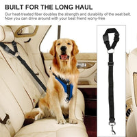 Ceinture de sécurité réglable pour chien Ceinture de sécurité pour chien Harnais pour chien Harnais pour chien Ceinture de sécurité pour animal de compagnie Ceinture de sécurité pour véhicule automobile Laisse pour chien/chat