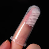 2 Pcs Brosse à dents en silicone doux pour animaux de compagnie Brosse à dents Teddy brosse à chien Nettoyage Bad Breath dents Soins du chien Chat Stuff